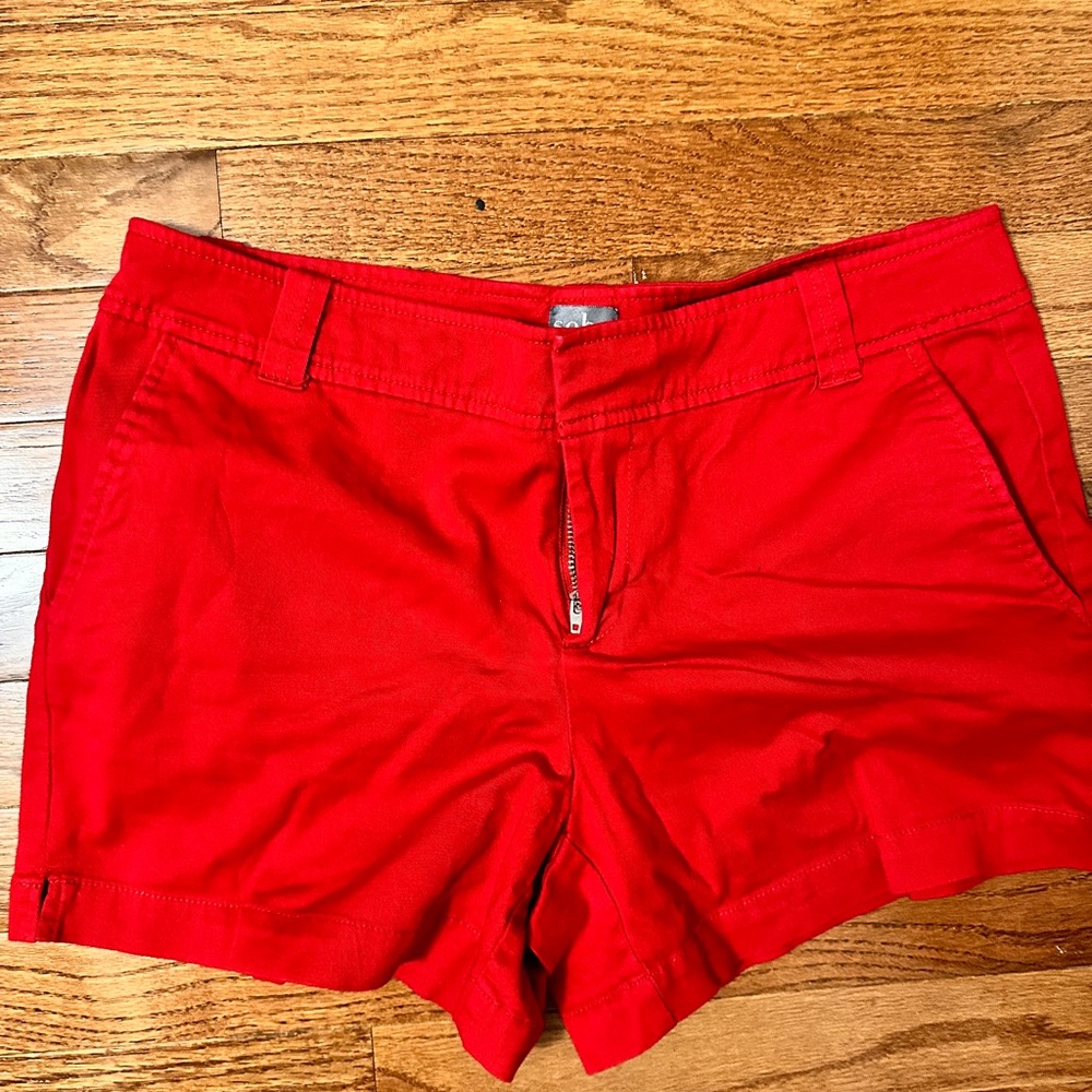 NY&Co. Red Shorts